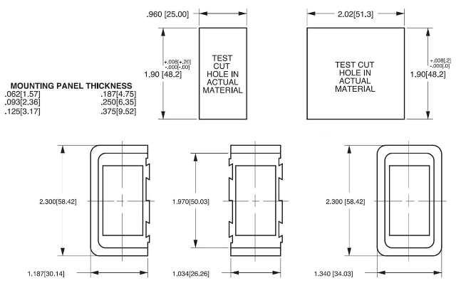 Rocker Switch Single Mounting Panel - Houseboatparts.com