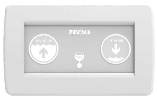 TECMA Double Panel Flush Control - Houseboatparts.com