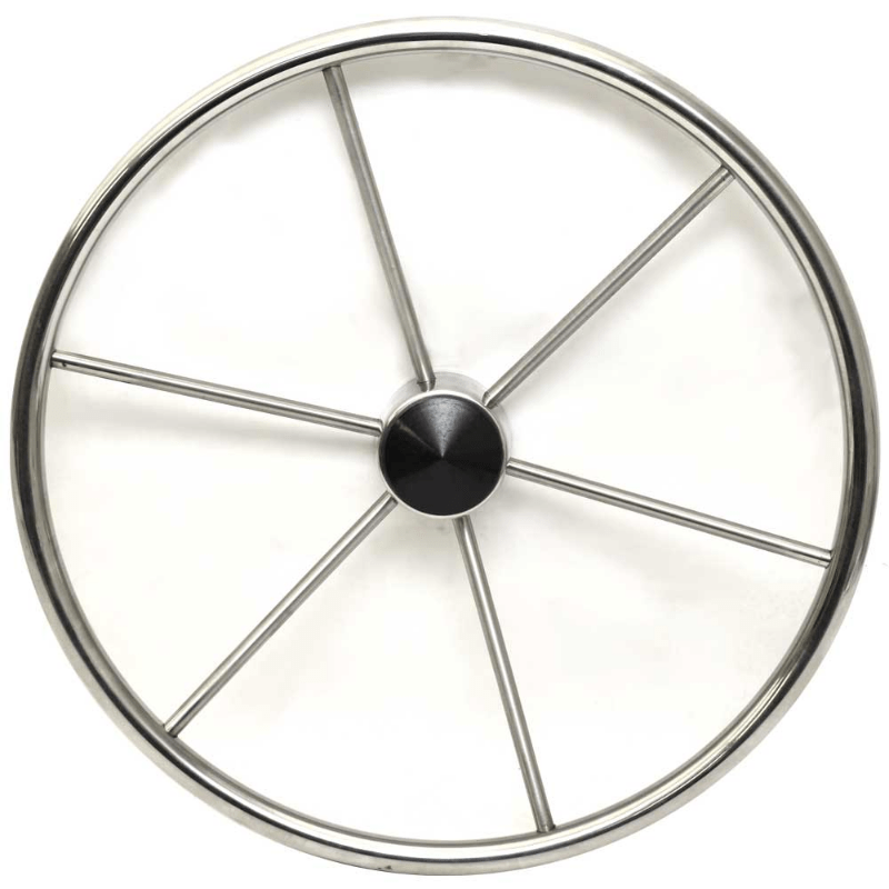 Schmitt Stainless Steering Wheel 20" - Houseboatparts.com