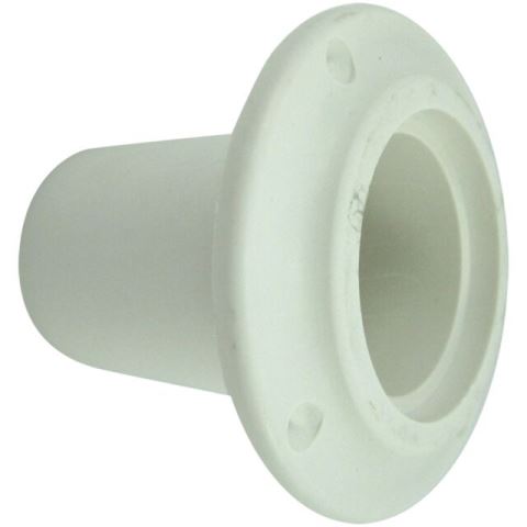 White Thru Hull Fitting - 3IN. - Houseboatparts.com