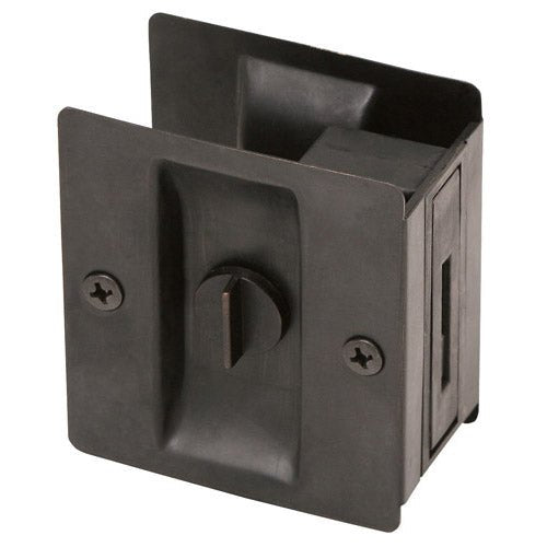 Pocket Door Pull & Lock (Oil - Rubbed Bronze) - Houseboatparts.com