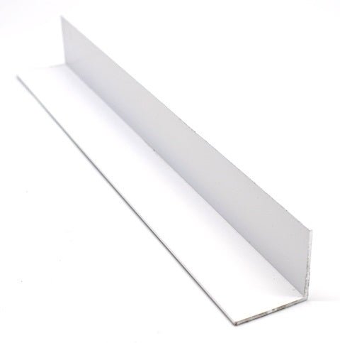 Aluminum Trim 1 - 1/2" x 1 - 1/2" x 1/16" Angle (White Powdercoat) - Houseboatparts.com