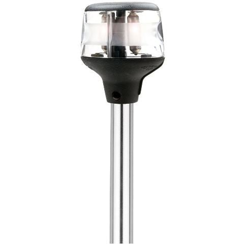 Attwood Fold - Down Incandescent Anchor/Masthead Light - 20" Horizontal Composite Base - Houseboatparts.com