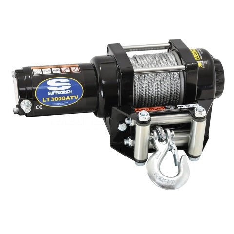 Superwinch 3000 LBS 3/16" x 50ft Steel Rope LT3000 Winch 12V - Houseboatparts.com
