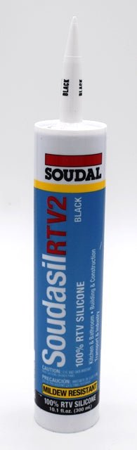 Soudasil RTV2 SILICONE SEALANT (BLACK 10oz) - Houseboatparts.com