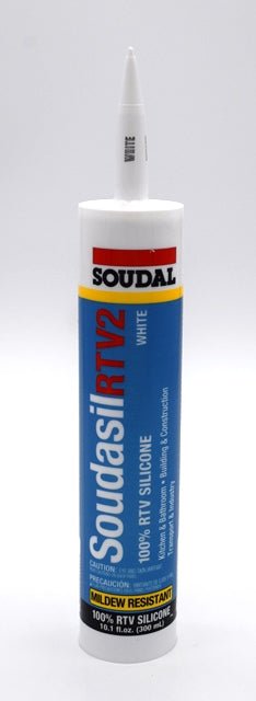 Soudasil RTV2 SILICONE SEALANT (White 10oz/305 ML) - Houseboatparts.com