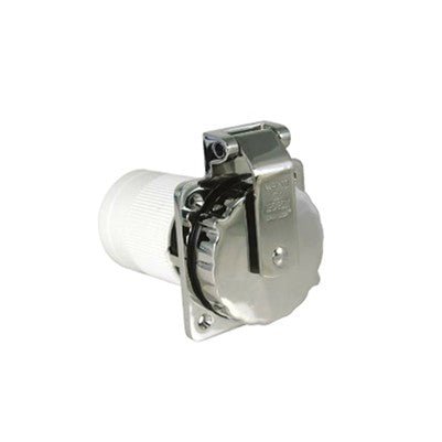 Marinco 50 AMP Easy Lock Shore Power Inlet w/Back - Houseboatparts.com