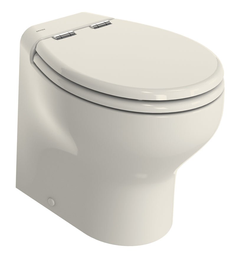 TECMA Silence Plus Double Button Flush Head (Bone, High) - Houseboatparts.com