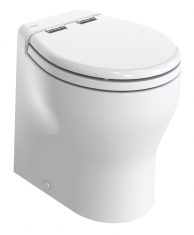 TECMA Silence Plus Double Button Flush Head (White, High) - Houseboatparts.com