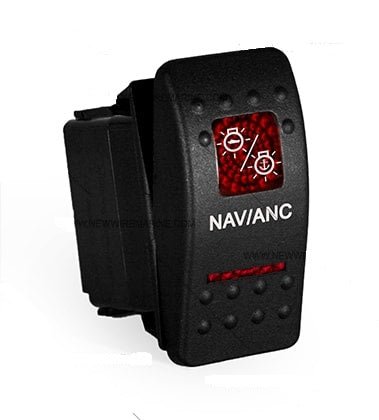 Navigation/Anchor Rocker Switch - Houseboatparts.com
