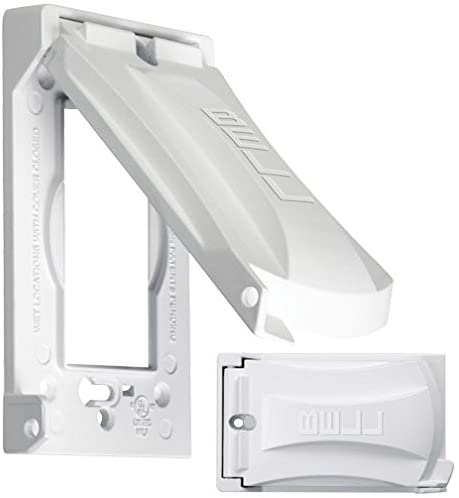 Bell Weatherproof Single - Gang Cover (White) - Houseboatparts.com