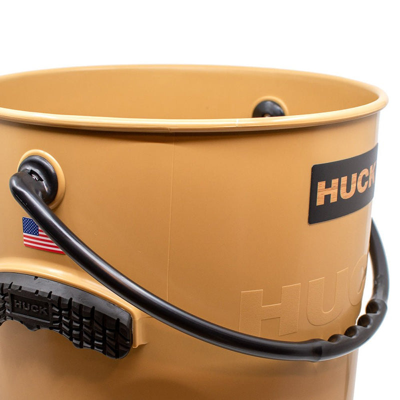 HUCK Performance Bucket - Black n Tan - Tan w/Black Handle [87154] - Houseboatparts.com
