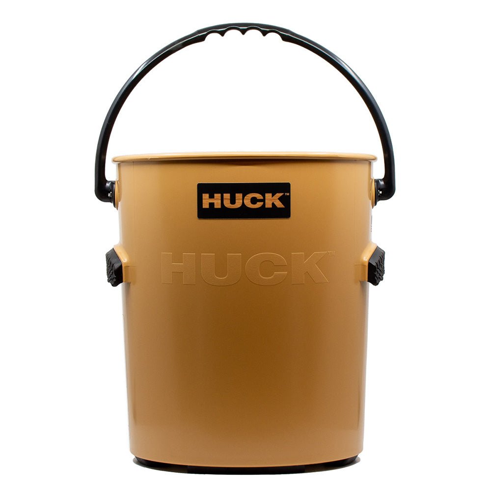 HUCK Performance Bucket - Black n Tan - Tan w/Black Handle [87154] - Houseboatparts.com