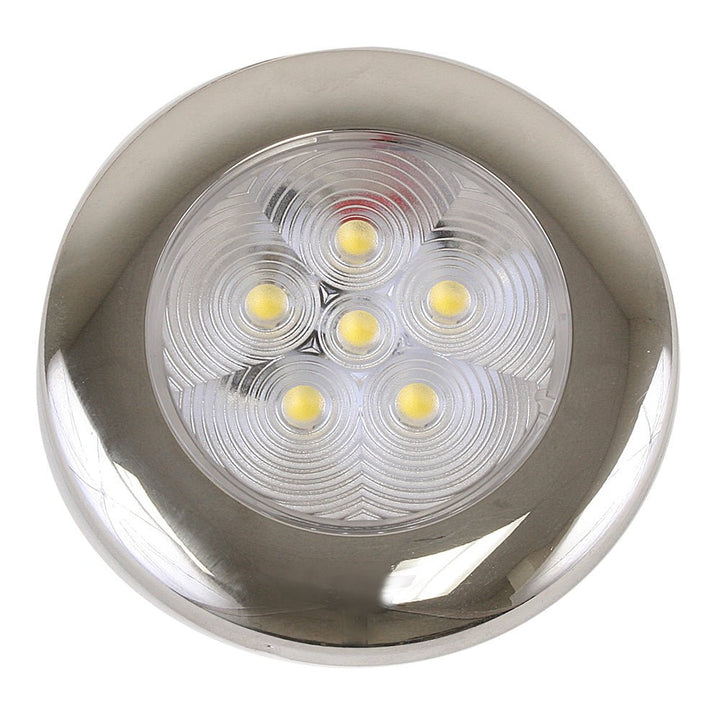 Scandvik B3 Downlight Surface Mount - Cool White - SS Trim - IP67 - 12/24V [41320P] - Houseboatparts.com