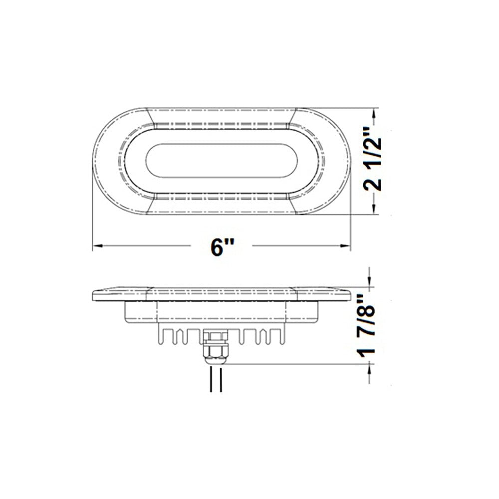 Scandvik Flush Mount Spreader Light - 10-30V - White [41343P] - Houseboatparts.com