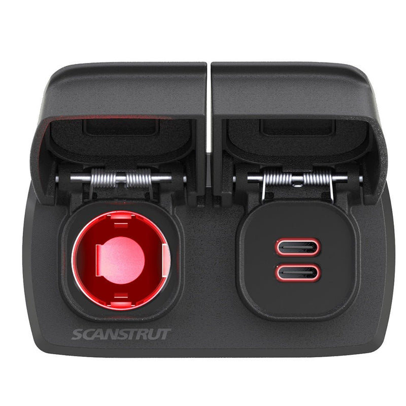 Scanstrut Flip Pro Multi - Dual USB-C 12V Power Socket [SC-MULTI-F1] - Houseboatparts.com