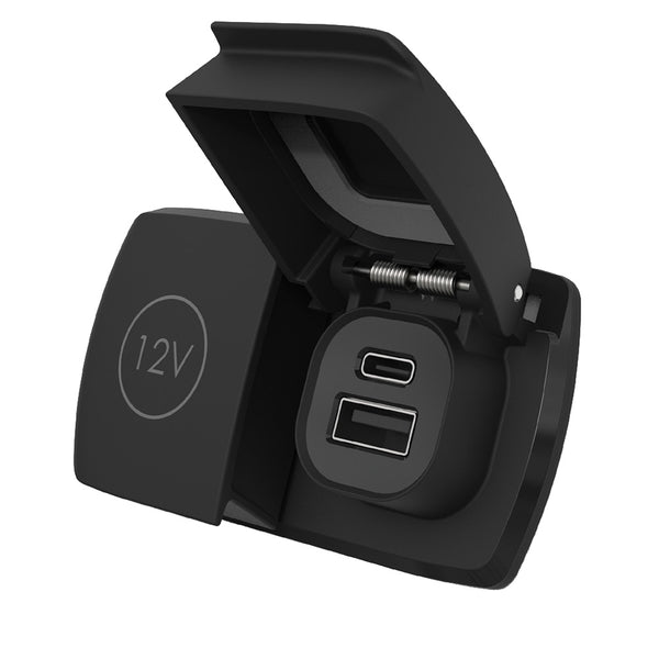 Scanstrut Flip Pro Duo - USB-A USB-C w/12V Power Socket [SC-MULTI-F2] - Houseboatparts.com