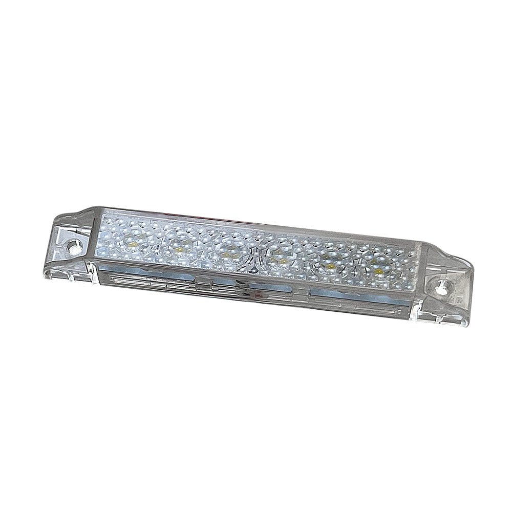 Scandvik 4" LED Light Strip - White w/Gasket - 12V [41640P] - Houseboatparts.com