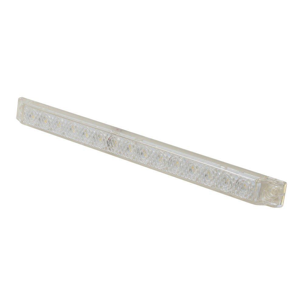 Scandvik 8" LED Light Strip - White w/Gasket - 12V [41644P] - Houseboatparts.com