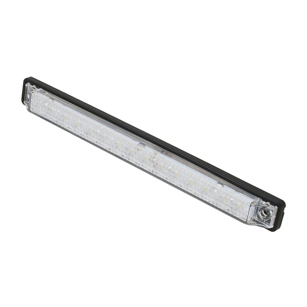 Scandvik 8" LED Light Strip - White w/Gasket - 12V [41644P] - Houseboatparts.com