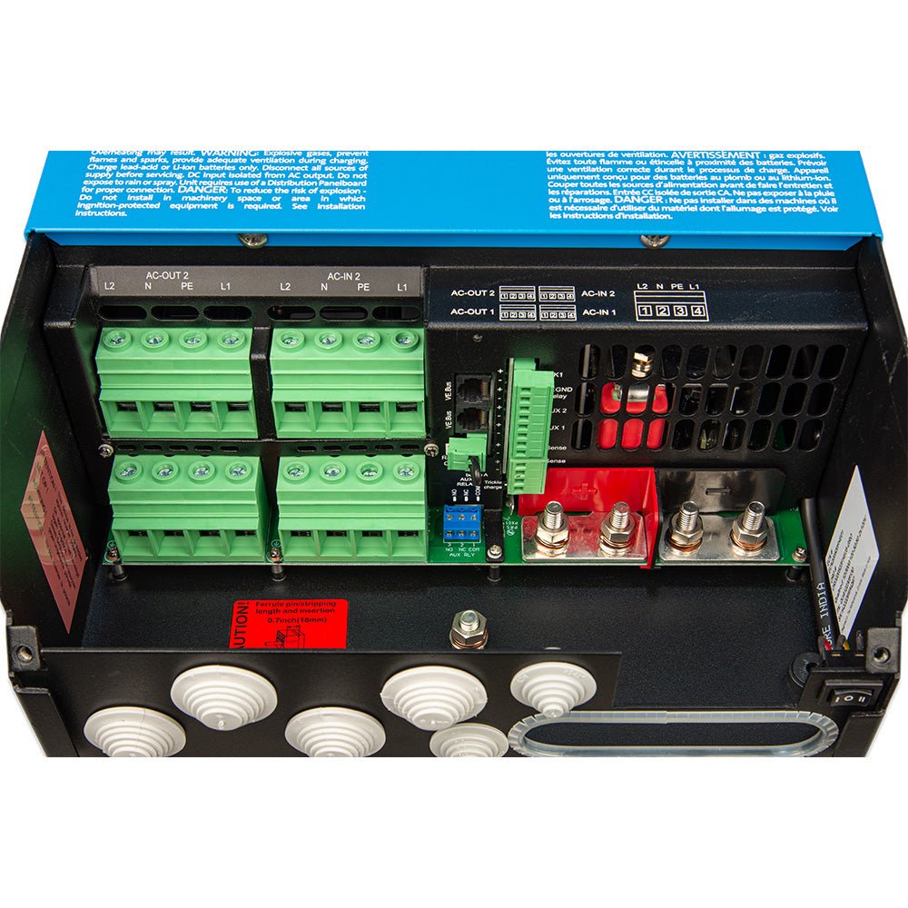 Victron Quattro - II - 24/3000 - 70 - 50/50 - 2X 120V [QUA242305130] - Houseboatparts.com
