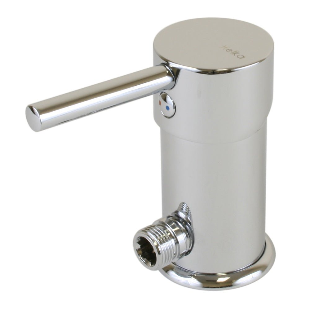 Scandvik Minimalistic Compact Single Level Mixer - Deck Mount - 3/8" 1/2" Fittings [16201] - Houseboatparts.com