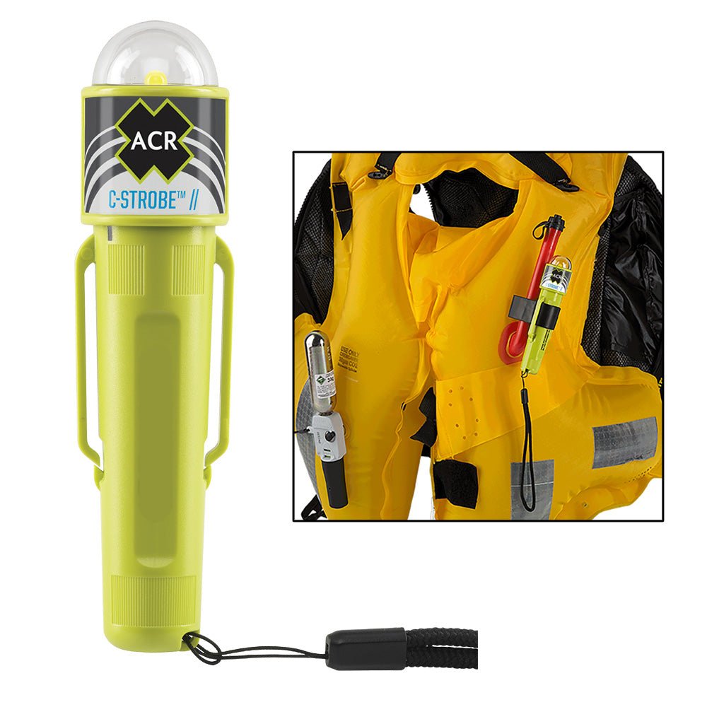 ACR C - Strobe LED Light Jacket Emergency Signal, USCG, SOLAS (Batteries Not Included) [3965] - Houseboatparts.com