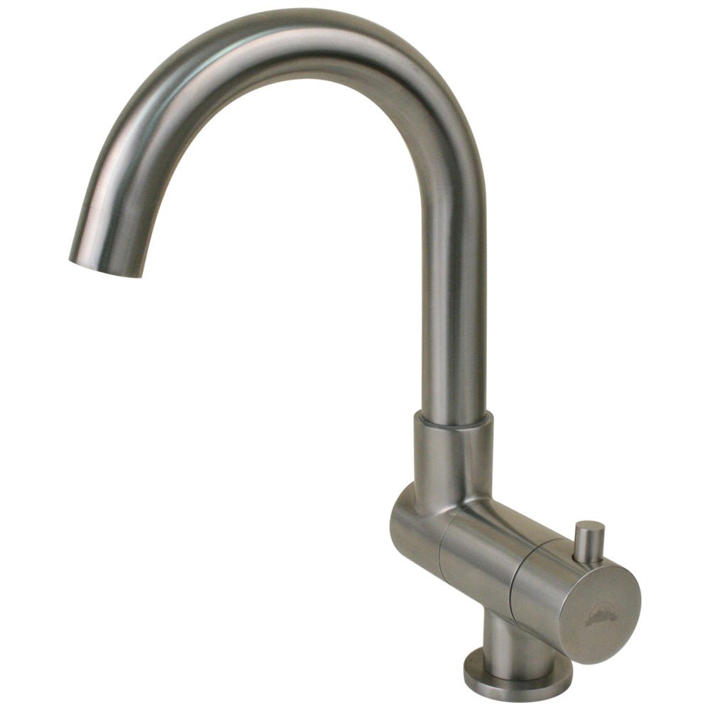 Scandvik Nordic Folding Stainless Steel J-Spout Tap [74125] - Houseboatparts.com