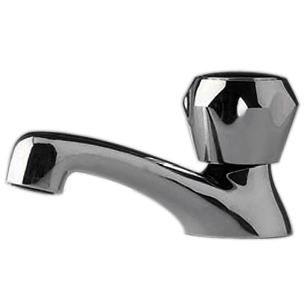 Scandvik Heavy-Duty Brass Basin Tap - Chrome Plated [10050P] - Houseboatparts.com