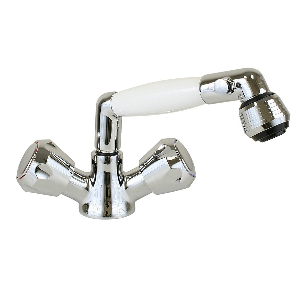 Scandvik Combo Shower Sprayer - White [46011P] - Houseboatparts.com