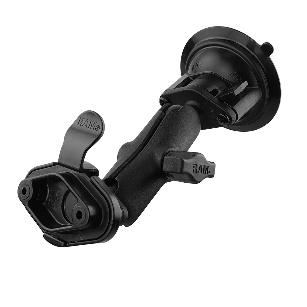RAM Mount Twist-Lock Suction Cup Mount w/EZY-Mount Quick Release Adapter [RAM-B-166-326U] - Houseboatparts.com