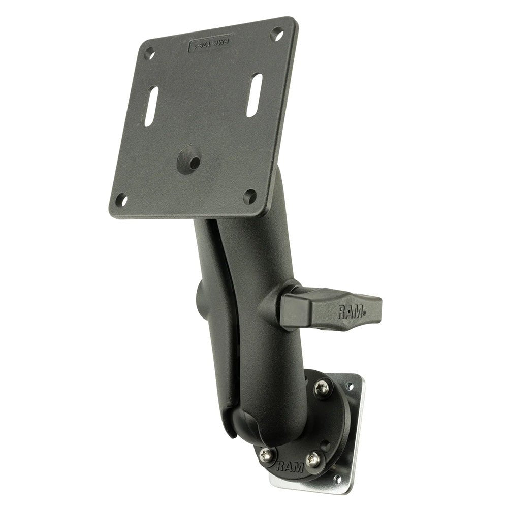 RAM Mount Universal Backing Plate Mount w/75x75mm VESA Plate [RAM-101-2461-225B2U] - Houseboatparts.com