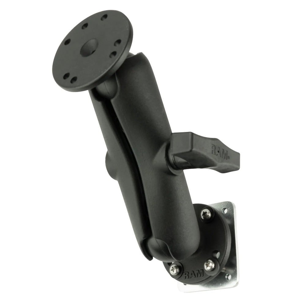 RAM Mount Drill-Down Dashboard Mount w/Backing Plate - C Size Medium [RAM-101-225B2U] - Houseboatparts.com