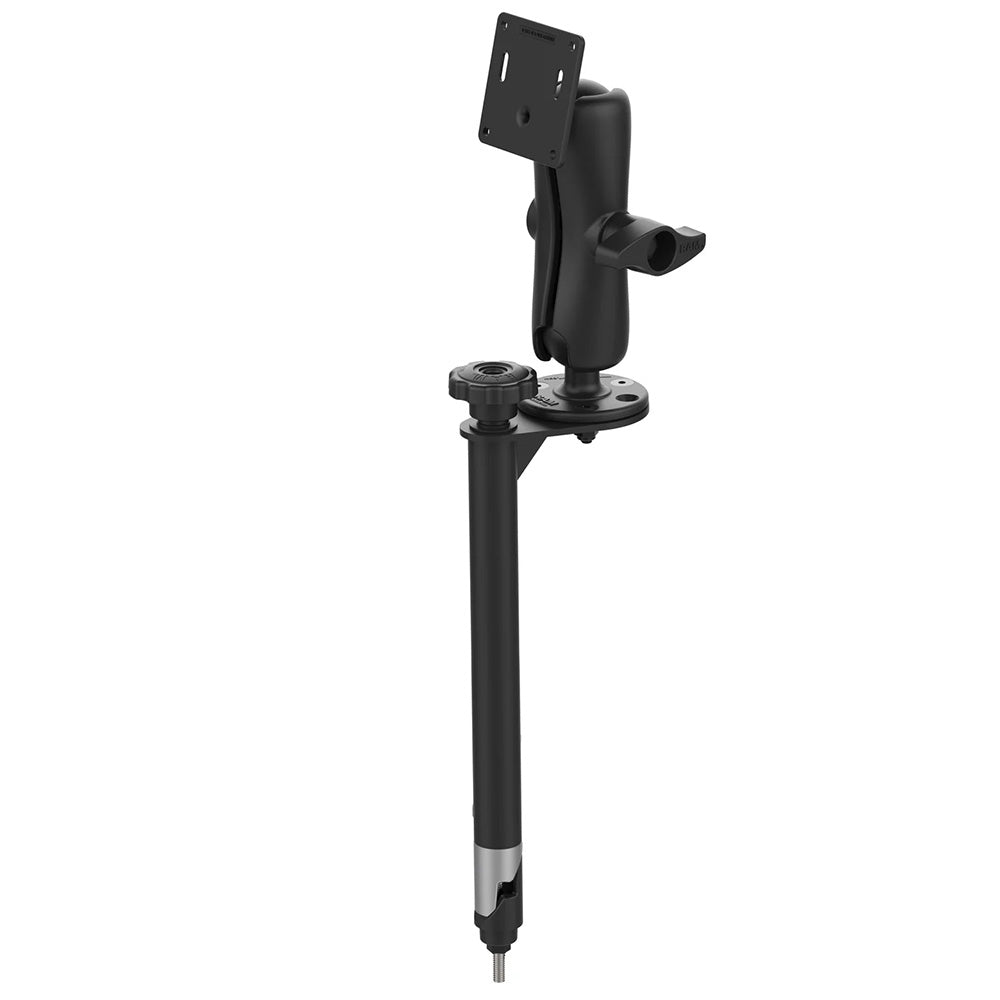 RAM Mount 12" Upper Flange Pole w/D Size 75x75mm VESA Mount [RAM-VP-TTMF12-D-101-2461U] - Houseboatparts.com