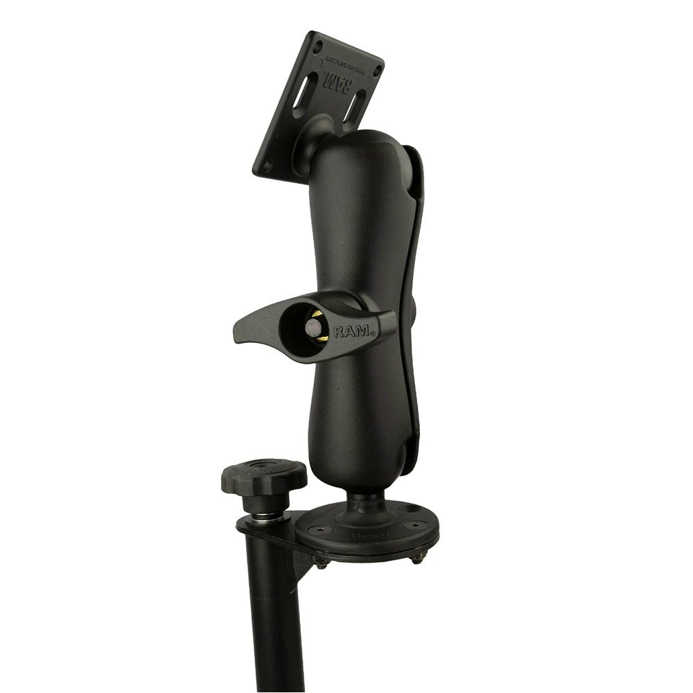 RAM Mount 8" Upper Flange Pole with D Size 75x75mm VESA Mount [RAM-VP-TTMF8-D-101-2461U] - Houseboatparts.com