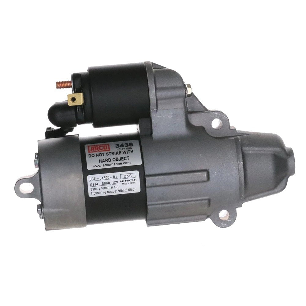 ARCO Marine Premium Replacement Outboard Starter f/Yamaha 200-300HP - 9 Tooth [3436] - Houseboatparts.com