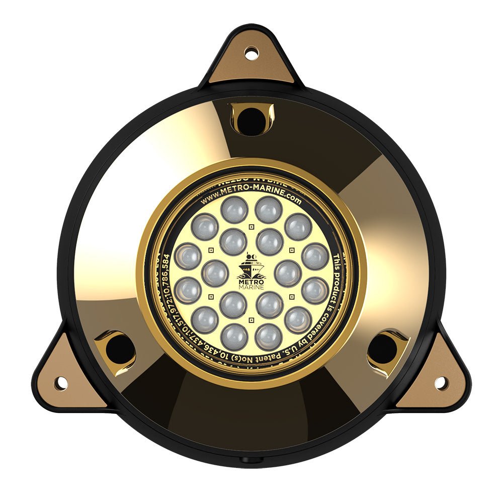 Metro Marine High-Output Surface Mount Underwater Light w/Intelligent Monochromatic LEDs - Blue, 45 Beam [F-SMR1-B3-45] - Houseboatparts.com