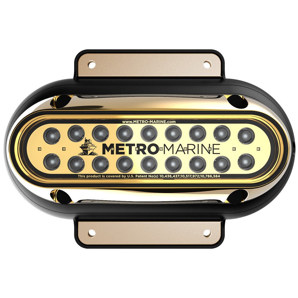 Metro Marine High-Output Elongated Surface Mount Light w/Intelligent Monochromatic LEDs - Blue, 45 Beam [F-SME1-H-B3-45] - Houseboatparts.com