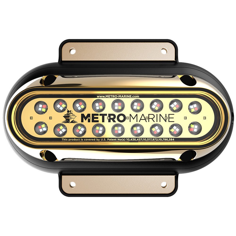 Metro Marine High-Output Elongated Surface Mount Light w/Intelligent Full Spectrum LEDs - RGBW, 90 Beam [F-SME1-H-FS-90] - Houseboatparts.com