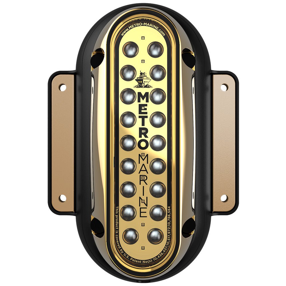 Metro Marine High-Output Vertical Surface Mount Light w/Intelligent Monochromatic LEDs - Blue, 45 Beam [F-SME1-V-B3-45] - Houseboatparts.com