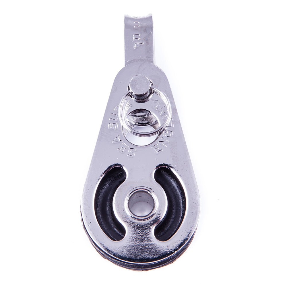 SeaSure 25mm Single Block w/Shackle [00.08CRD] - Houseboatparts.com