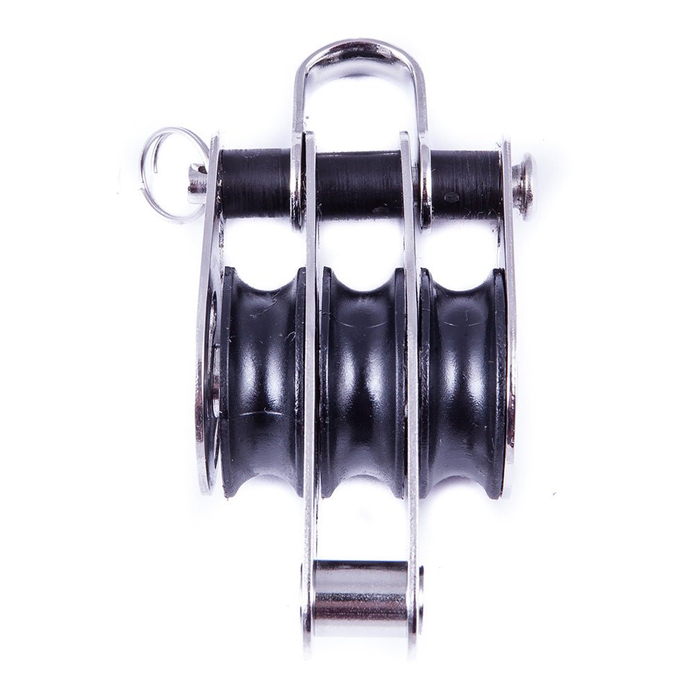 SeaSure 25mm Treble Block w/Center Becket [00.32CRD] - Houseboatparts.com