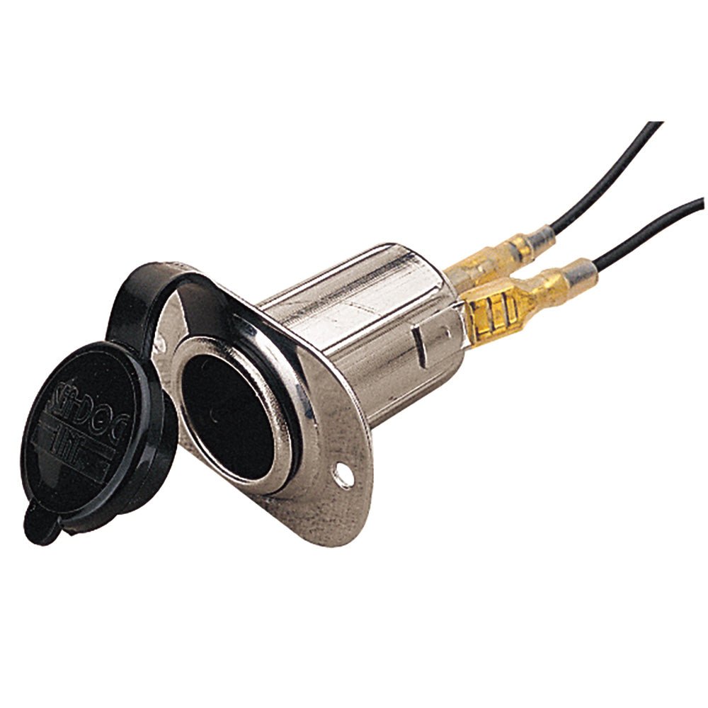 Sea-Dog 12V Stainless Steel Power Socket [426053-1] - Houseboatparts.com