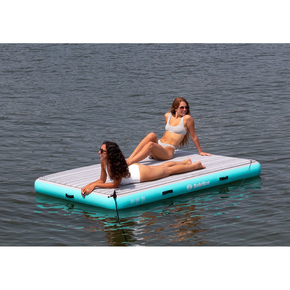 Solstice Watersports 8 x 5 Luxe Dock w/Traction Pad Ladder [38805] - Houseboatparts.com