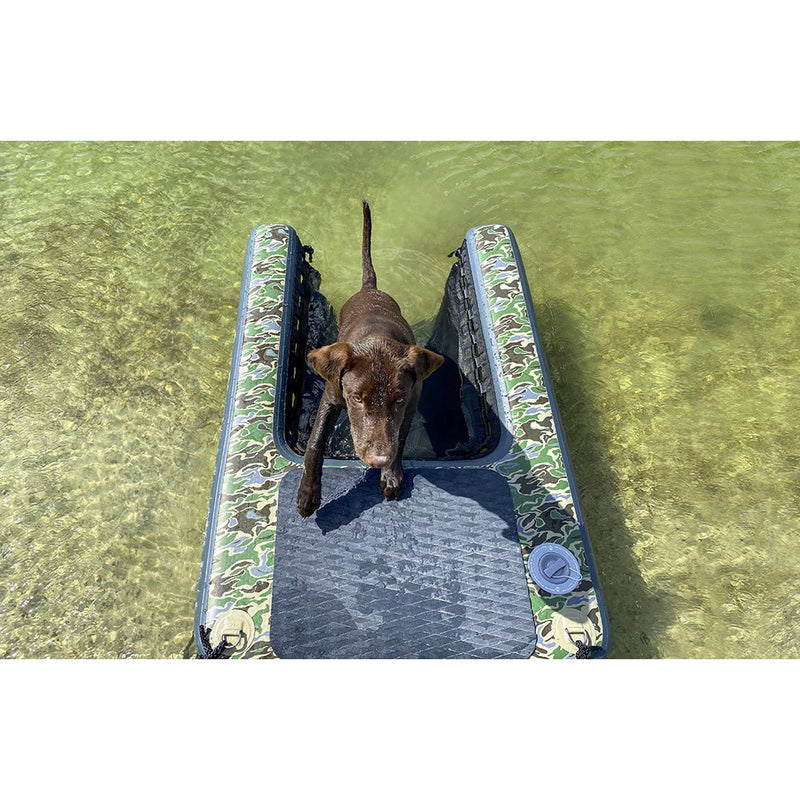 Solstice Watersports Inflatable PupPlank Dog Ramp - XL Sport - Camo [33250] - Houseboatparts.com