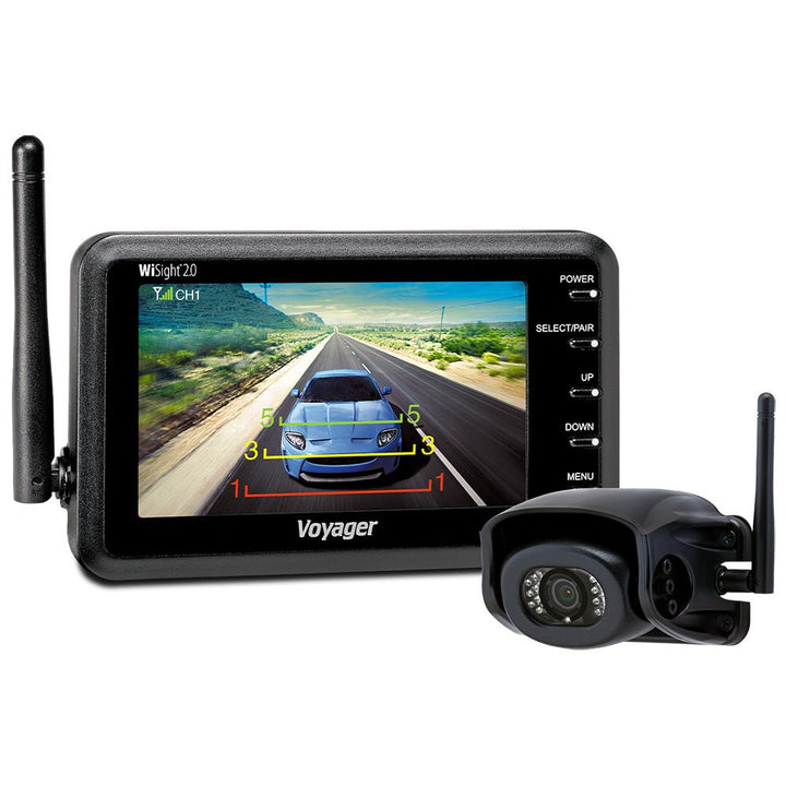 Voyager WiSight 2.0 - 4.3" Monitor w/Camera f/Prewire System - Wireless [WVSXP43] - Houseboatparts.com