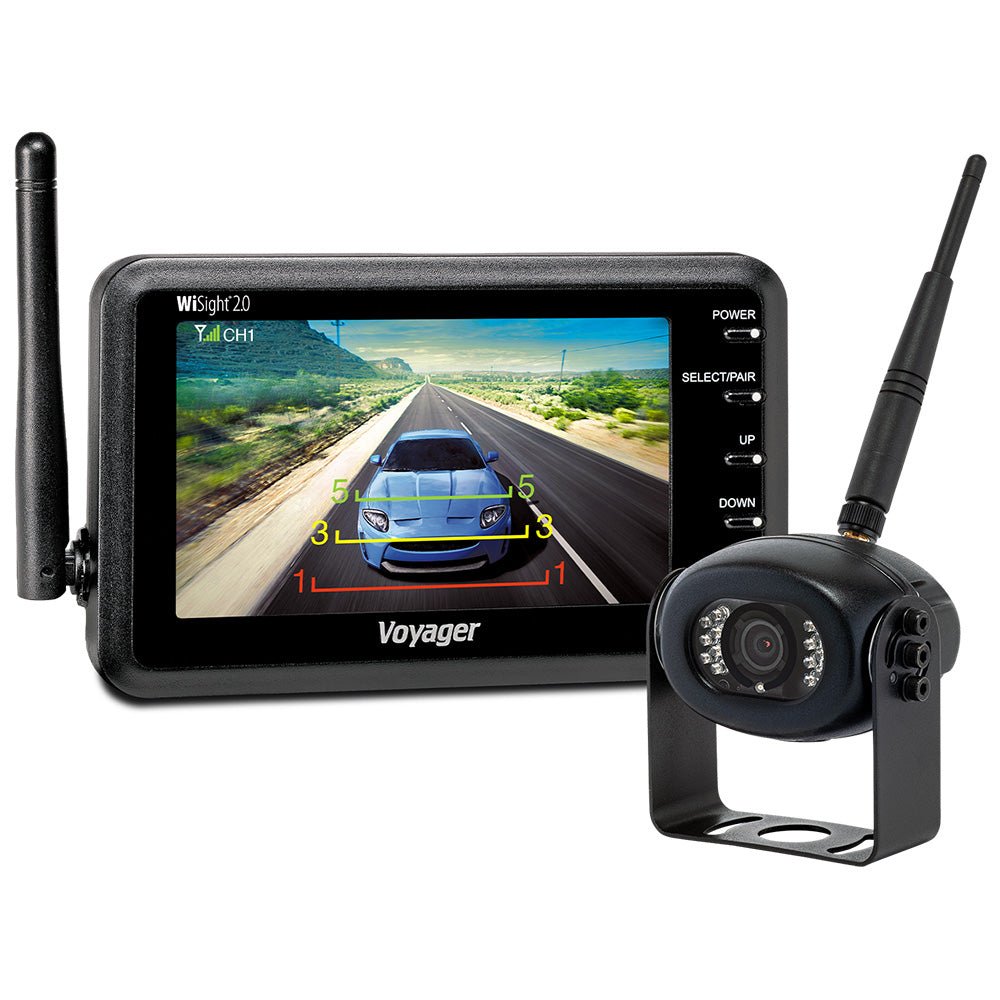 Voyager WiSight 2.0 - 4.3" Monitor w/Camera - Wireless [WVSXS43] - Houseboatparts.com