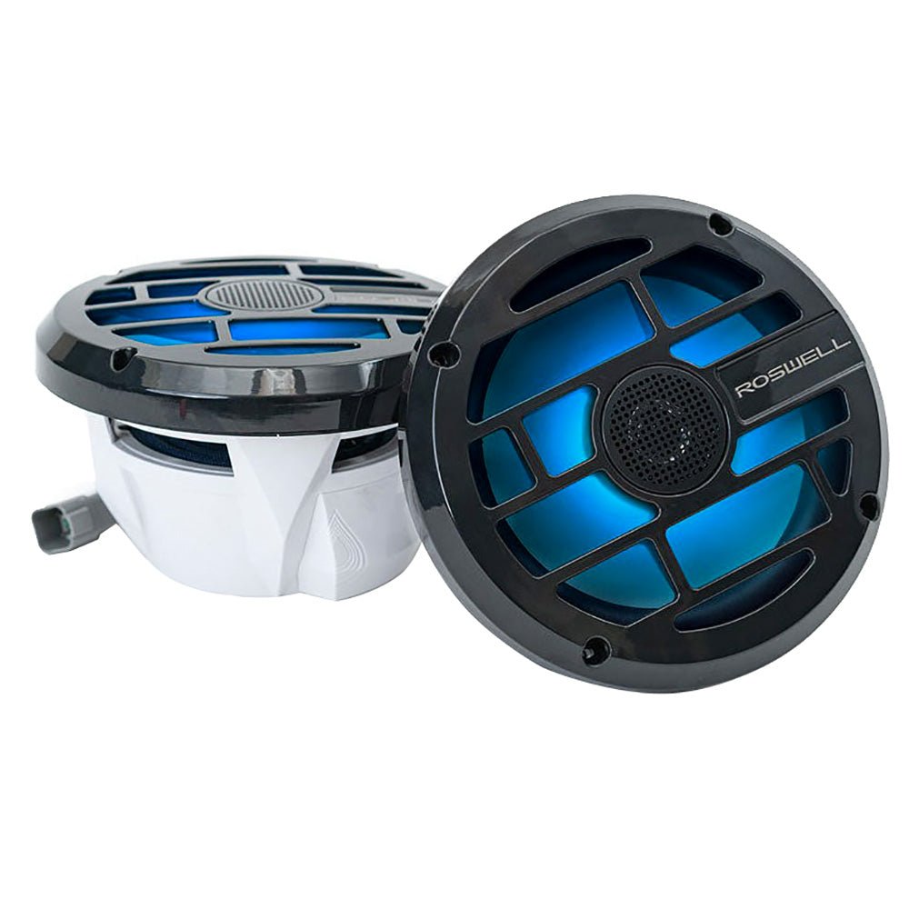 Roswell R Series 6.5 Marine Speakers - Anthracite Grille - 60W RMS 120W Peak Power [C920 - 1902] - Houseboatparts.com
