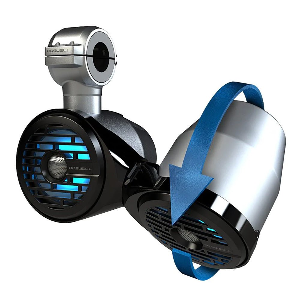 Roswell R1 6.5" x 6.5" Vamp Spin Tower Speakers - Black - 160W RMS 320W Peak Power [C920 - 1821] - Houseboatparts.com