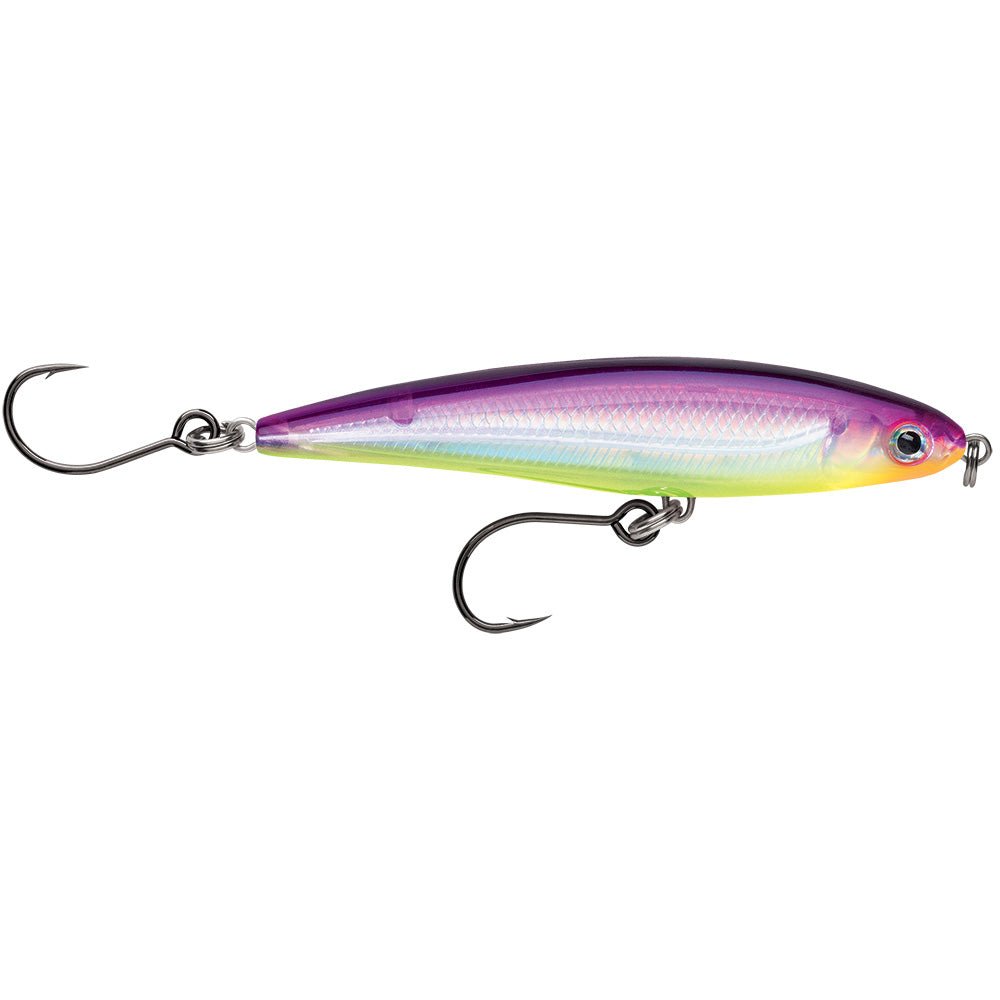 Rapala X-Rap Twitchin Minnow 4" Purple Chartreuse [SXRT10PRCH] - Houseboatparts.com